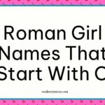 Roman girl names that start with O