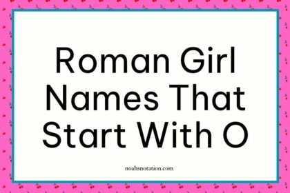 Roman girl names that start with O