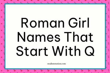 Roman girl names that start with Q