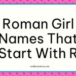 Roman girl names that start with R