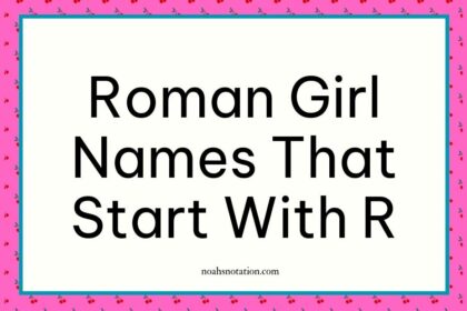 Roman girl names that start with R