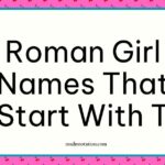 Roman girl names that start with T