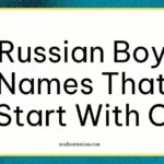 Russian Boy Names That Start With C