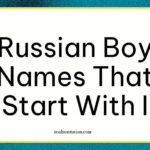Russian Boy Names That Start With I