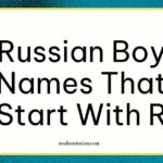 Russian Boy Names That Start With R