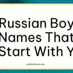 Russian Boy Names That Start With Y