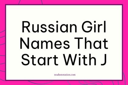 Russian girl names that start with J