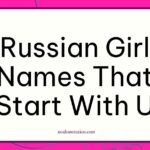 Russian girl names that start with U