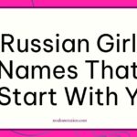 Russian girl names that start with Y