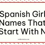 Spanish Girl Names That Start With N