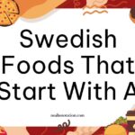 Swedish foods that start with A