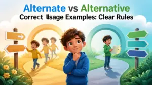 alternate vs alternative correct usage examples 2