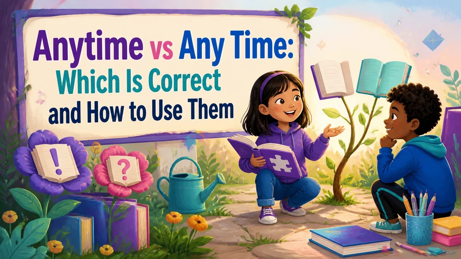 anytime vs any time which is correct how to use plus examples