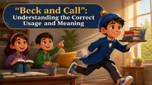 beck and call or beckon call which is correct