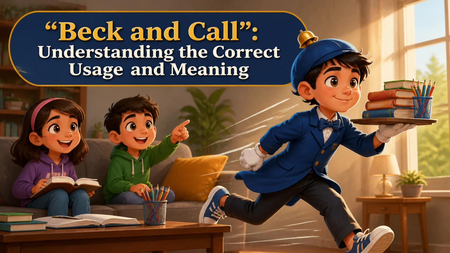 beck and call or beckon call which is correct