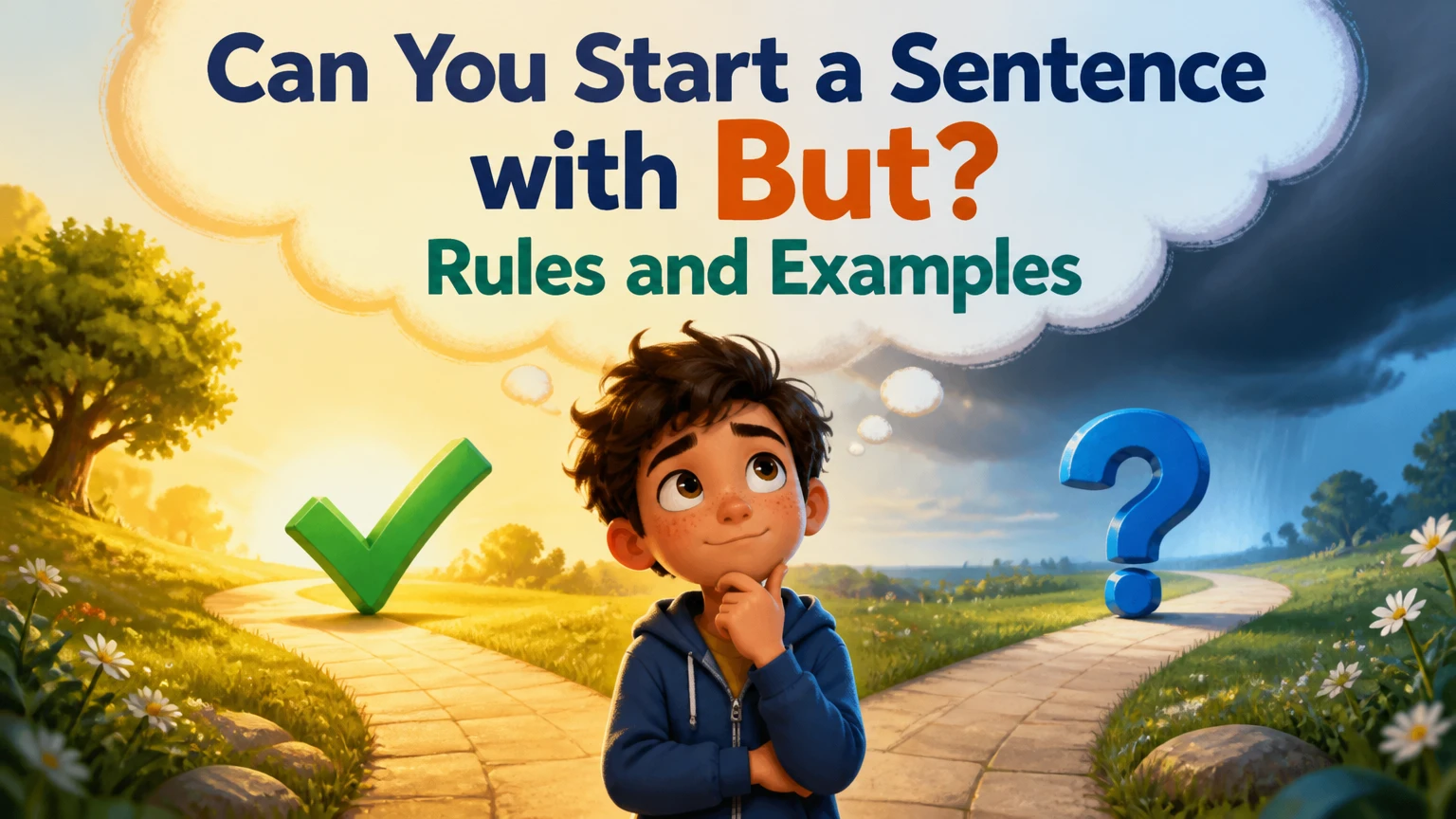 can you start a sentence with but