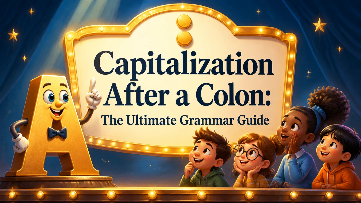 do you use a capital after a colon