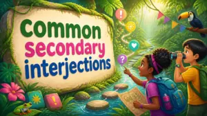 common secondary interjections