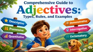 examples and types of adjectives