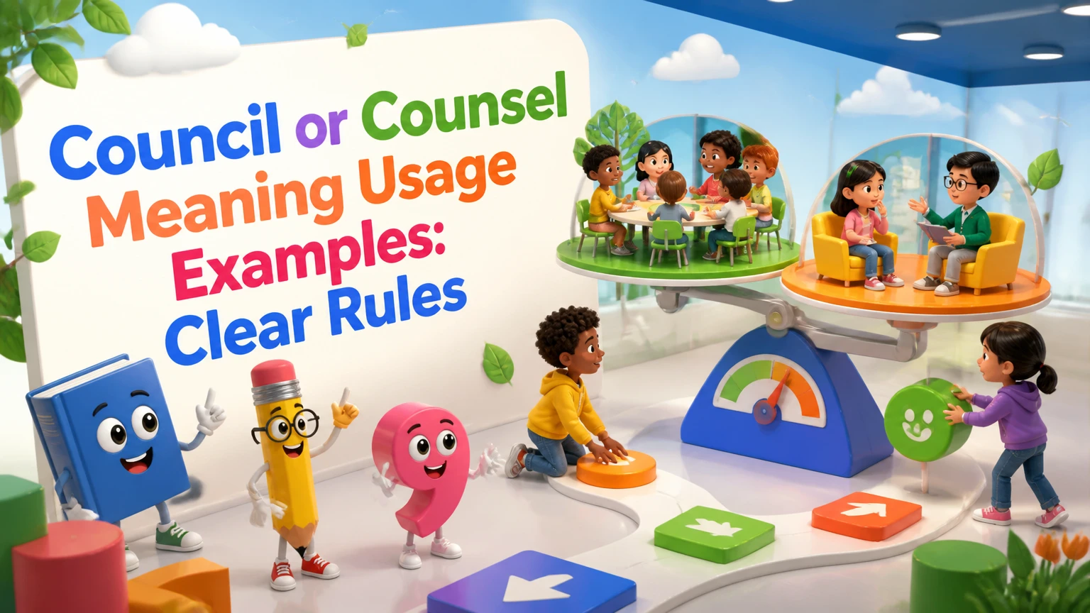 council or counsel meaning usage examples 2