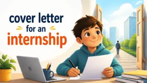 cover letter for an internship