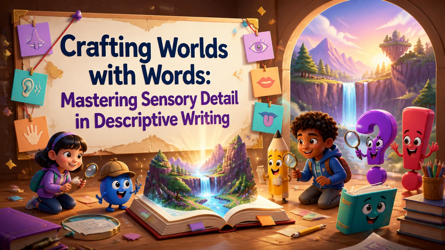 sensory details descriptive writing