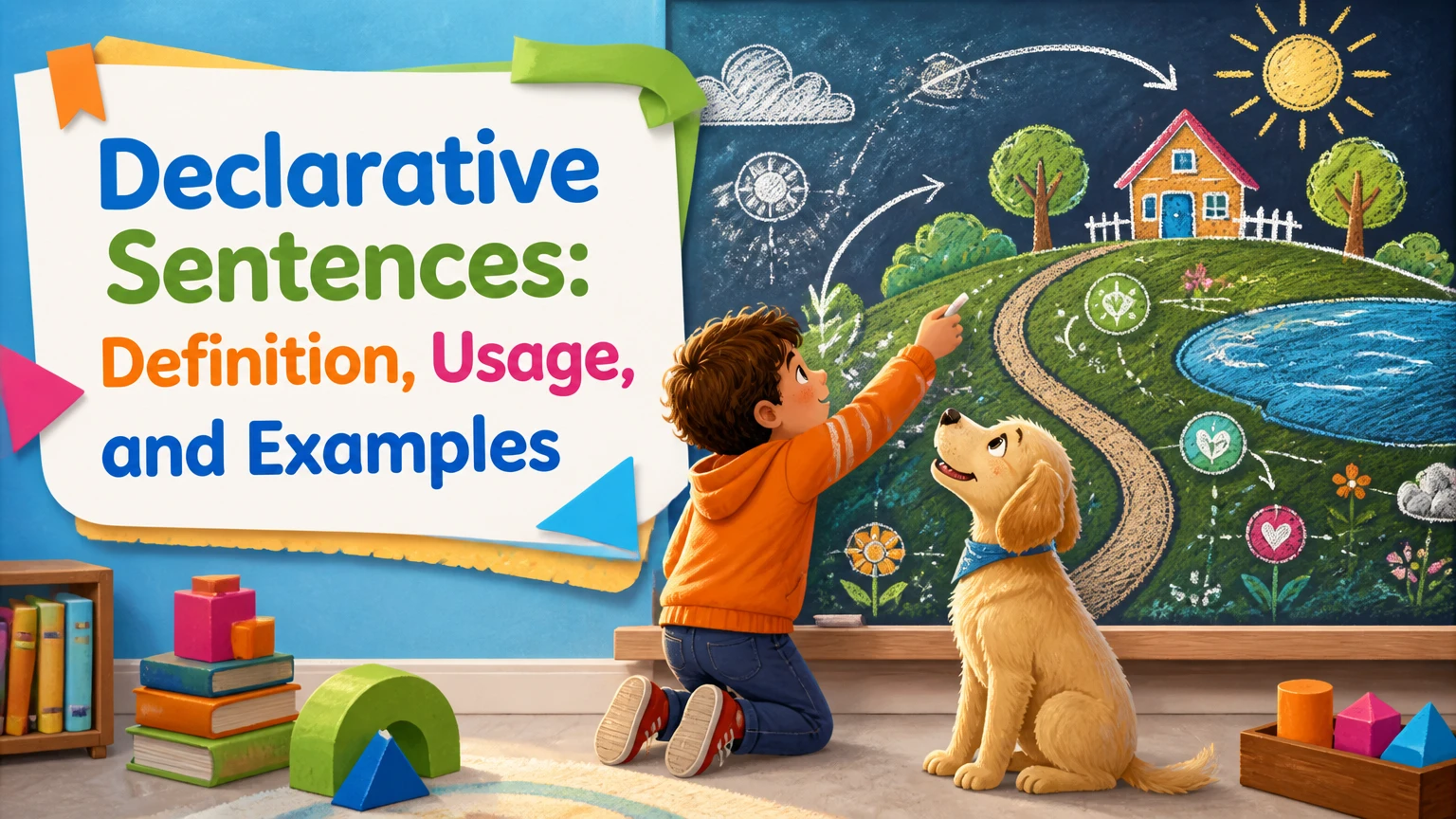 declarative sentences definition usage and examples