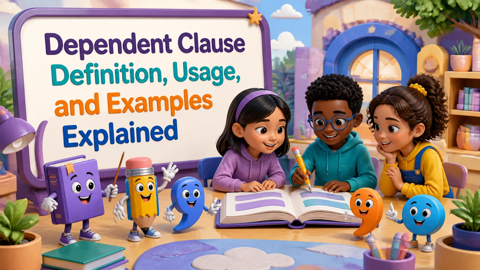 dependent clause definition usage and examples
