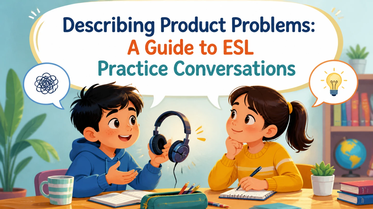describing product problems esl practice conversations