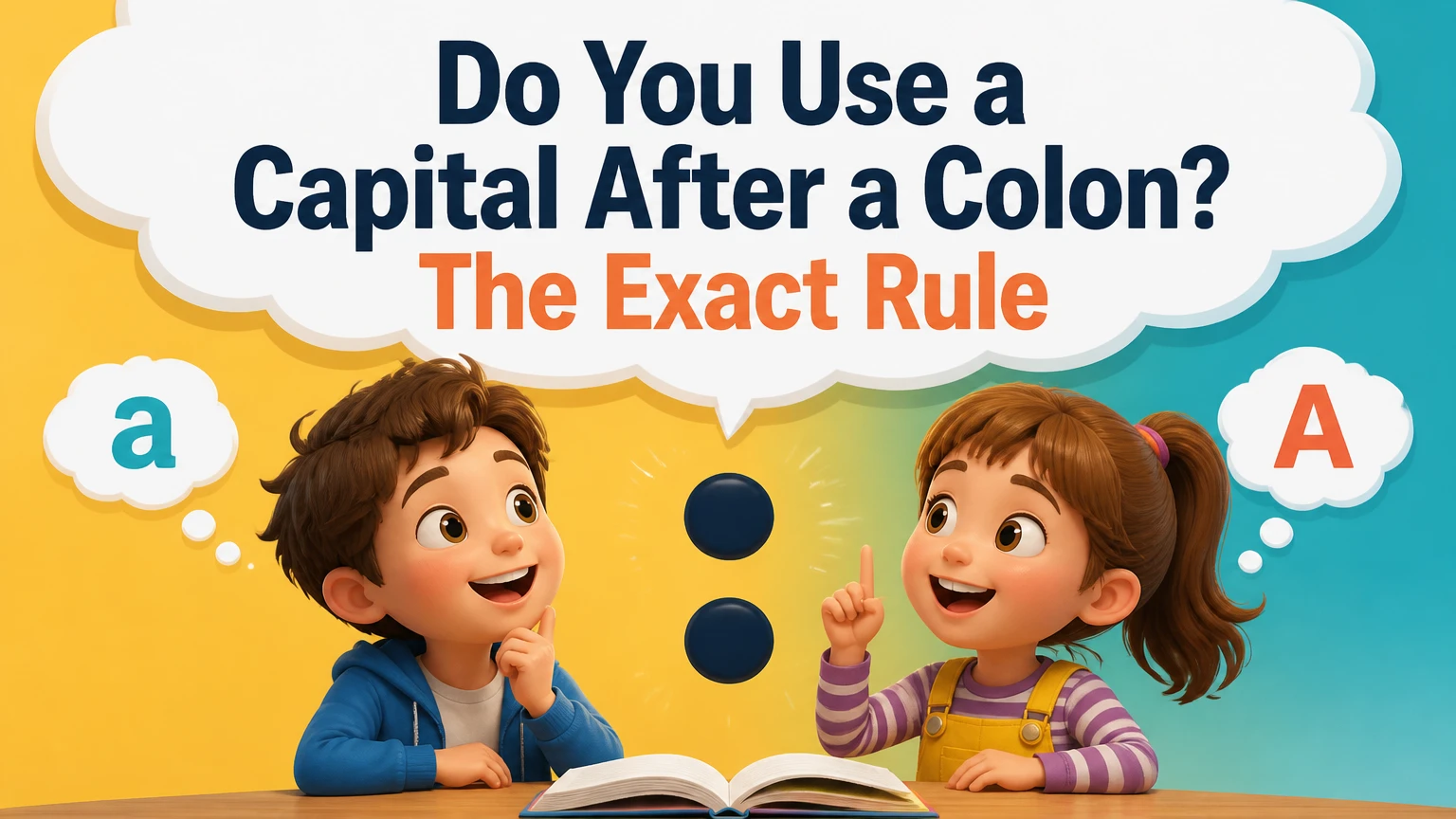 do you use a capital after a colon 2