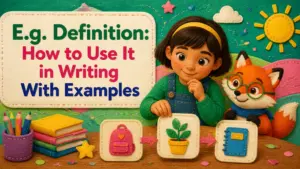 e g definition how to use in writing with examples 2