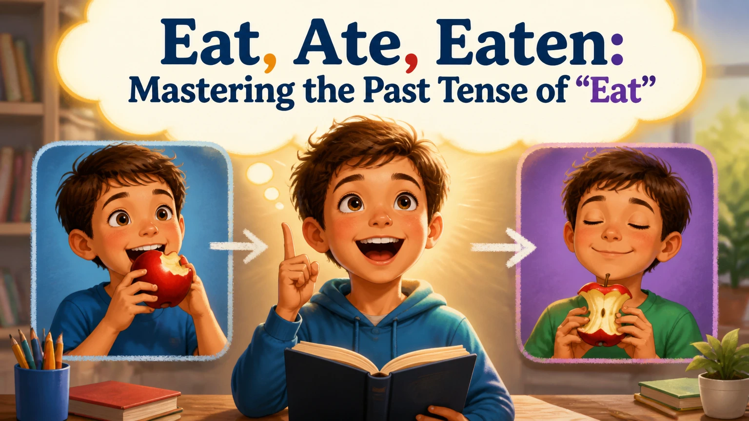 whats the past tense of eat eat ate eaten