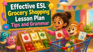 grocery shopping lesson plan tips for esl teachers