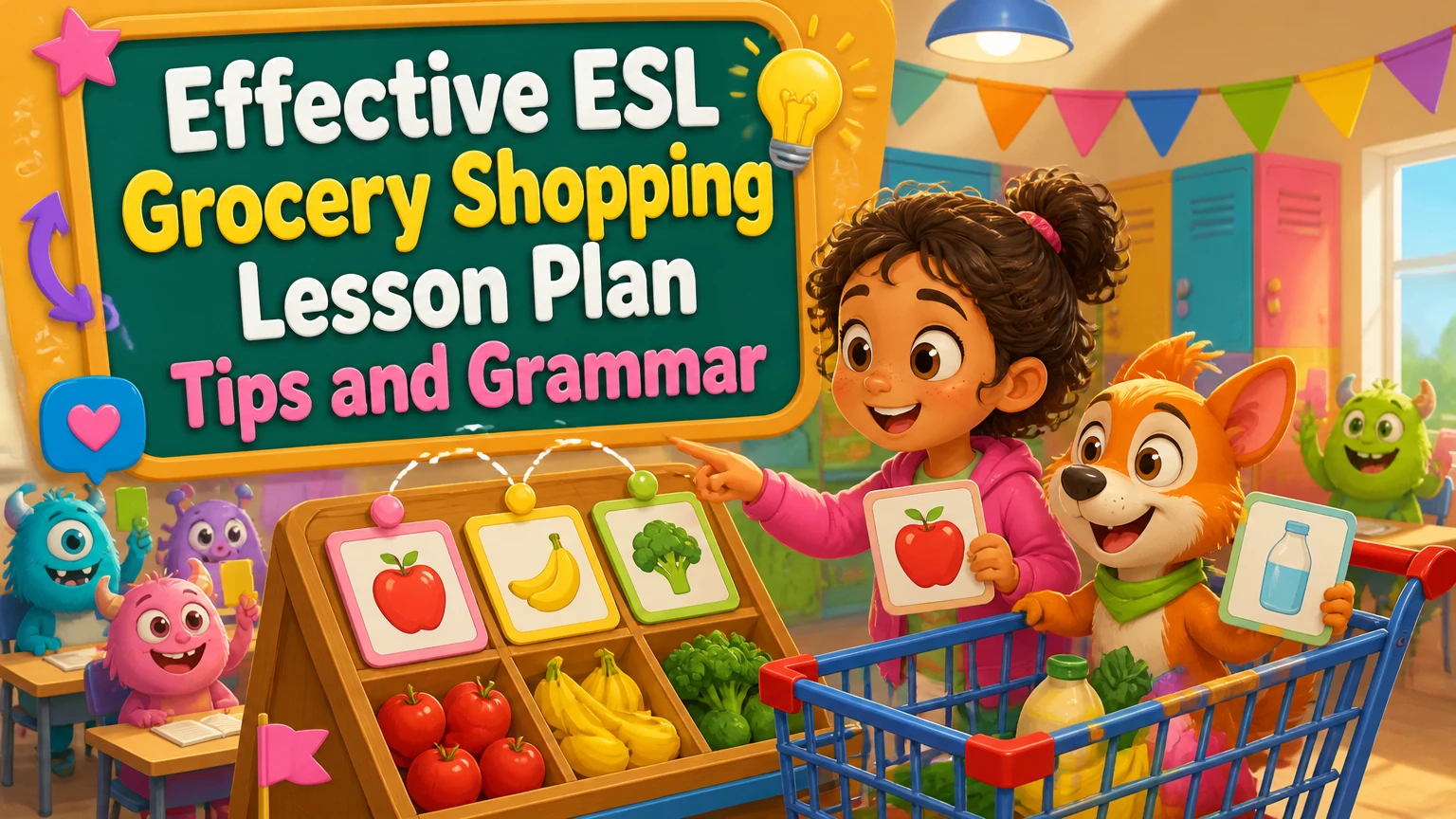 grocery shopping lesson plan tips for esl teachers