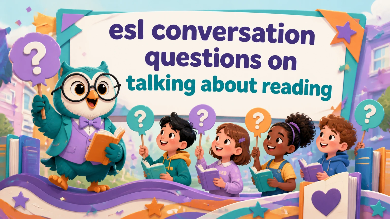 esl conversation questions on talking about reading