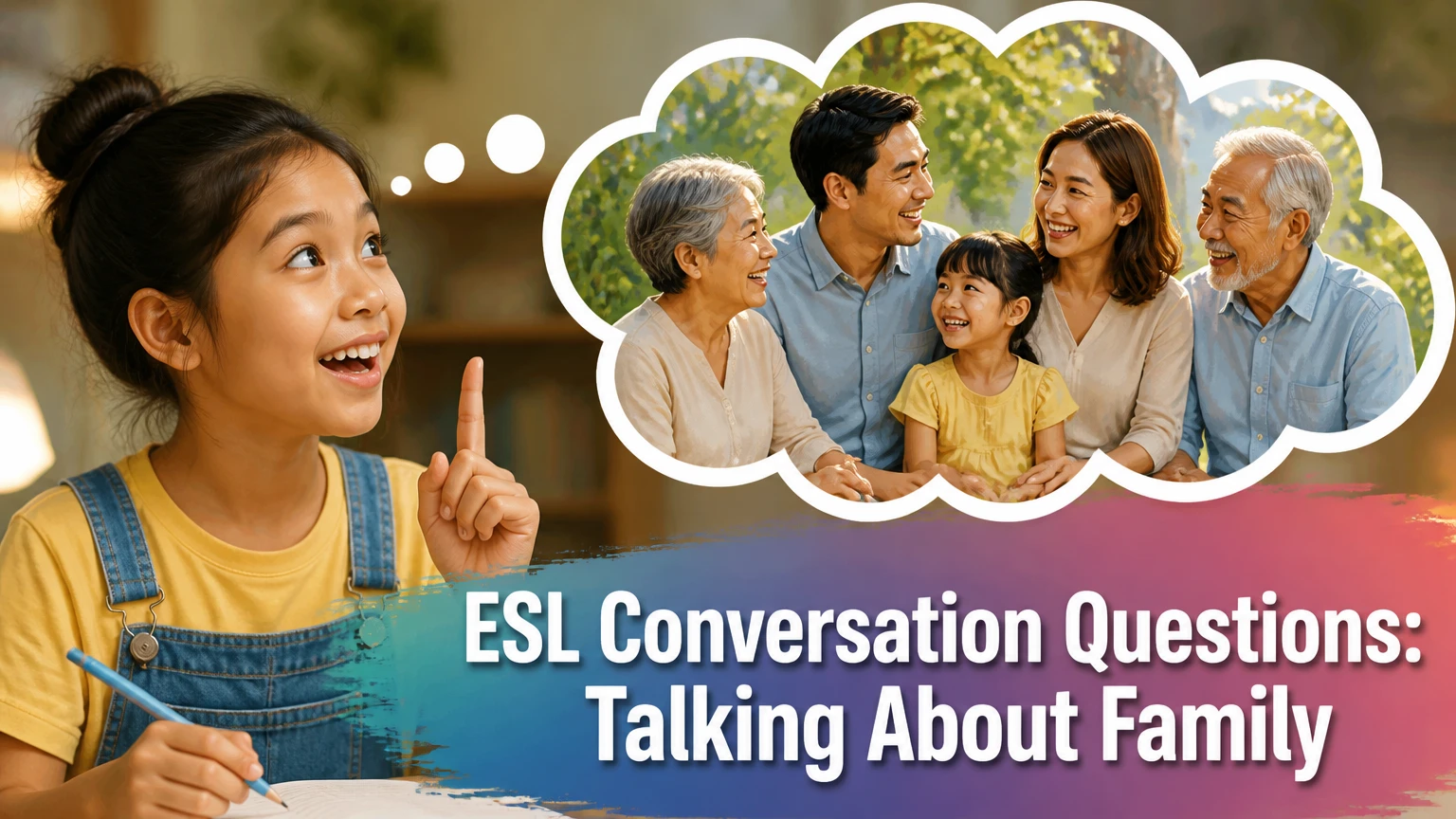 esl conversation questions on talking about family