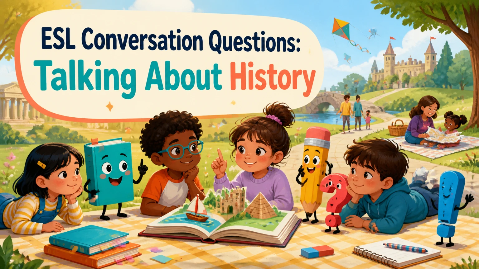 esl conversation questions on talking about history