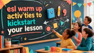 esl warm up activities to kickstart your lesson