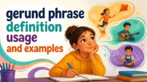 gerund phrase definition usage and examples