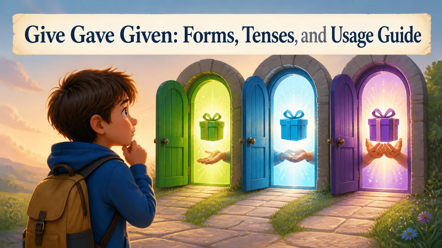 give gave given 2