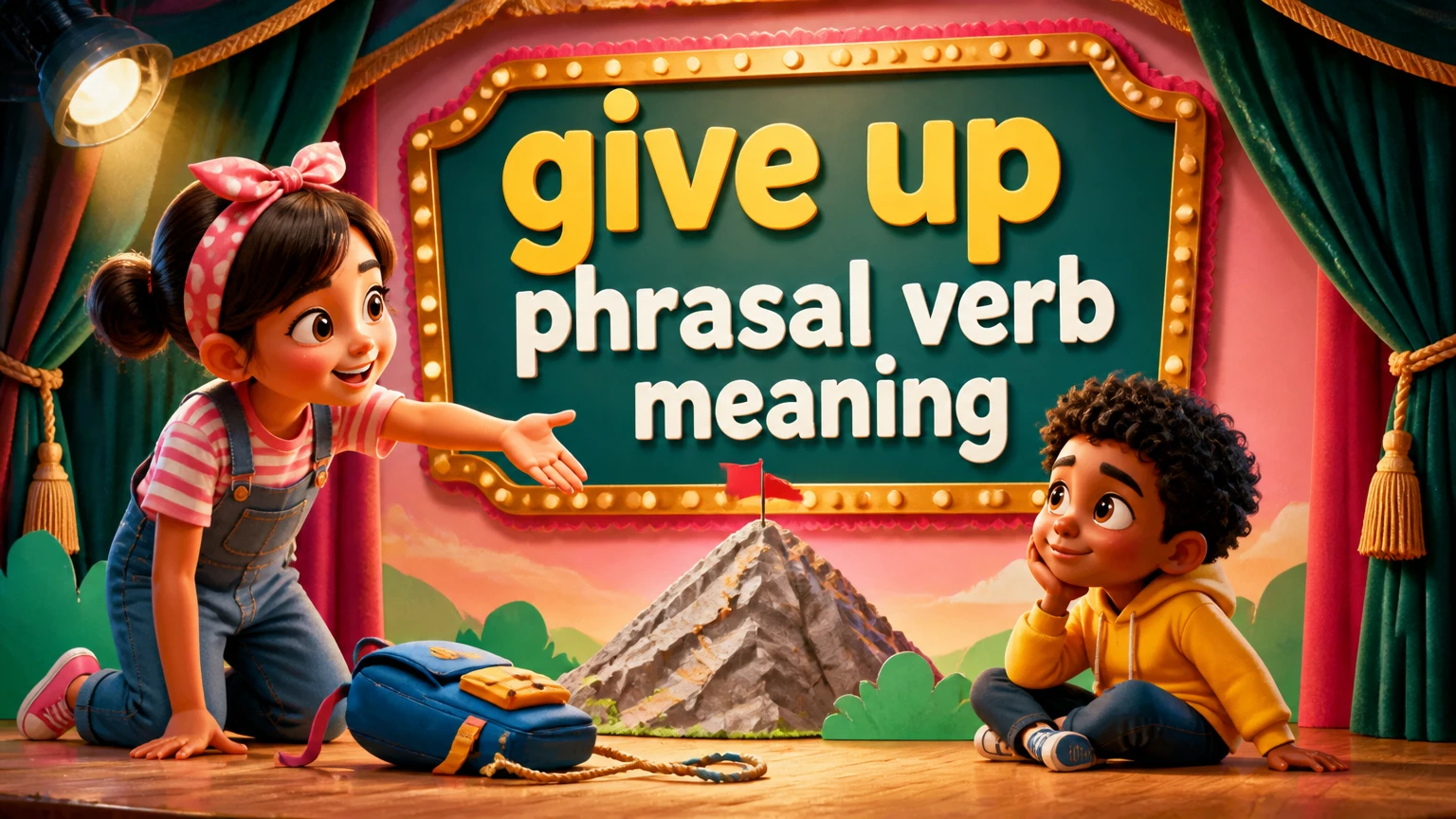 give up phrasal verb meaning
