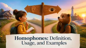 homophones definition usage and examples