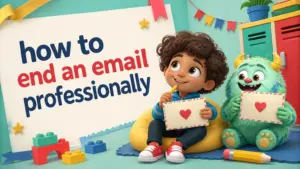 how to end an email professionally