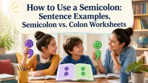 how to use a semicolon sentence examples semicolon vs colon worksheets 2