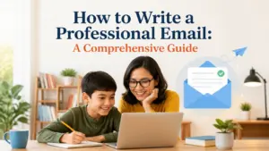 how to write a professional email