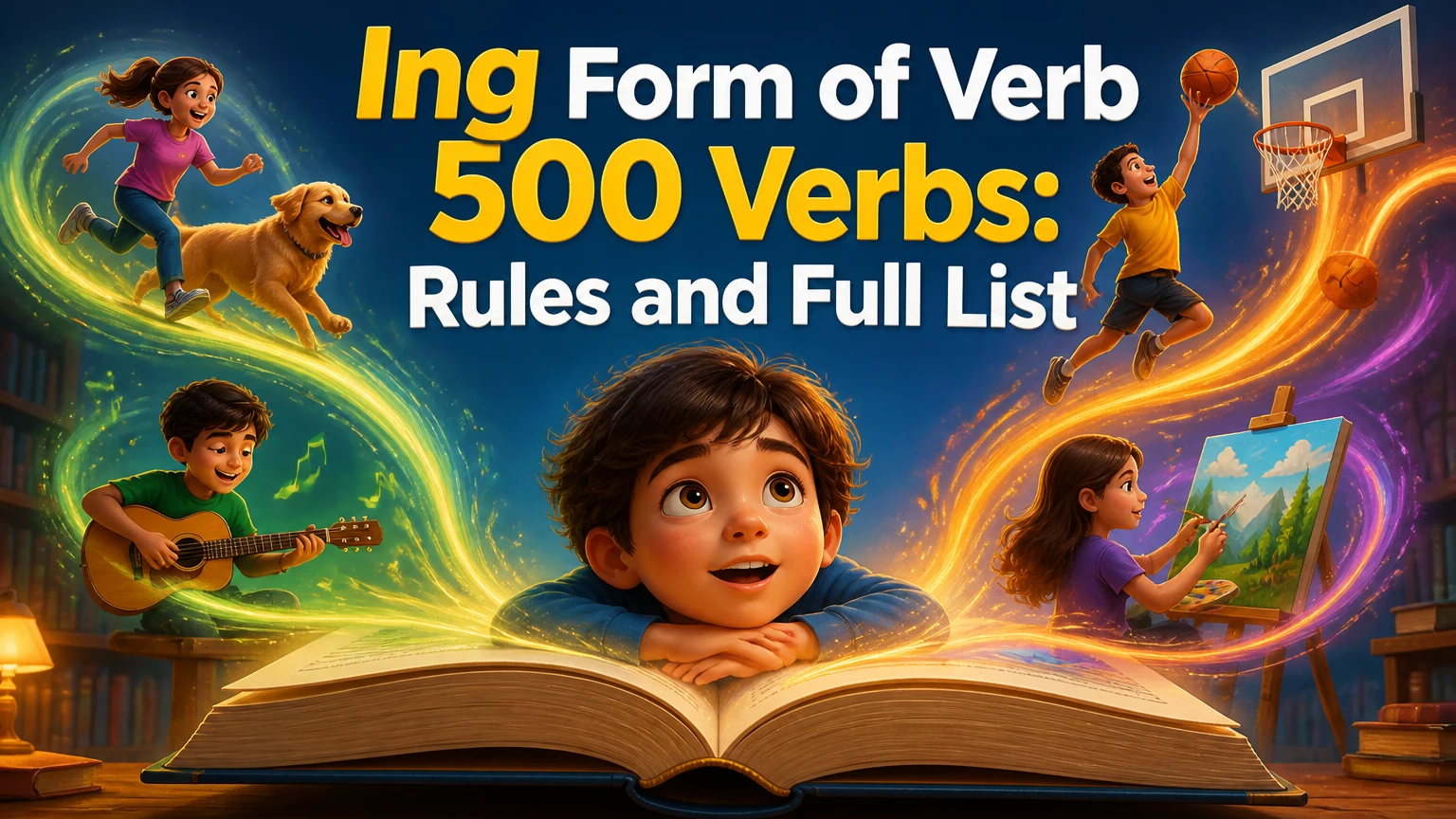 ing form of verb 500 verbs 2