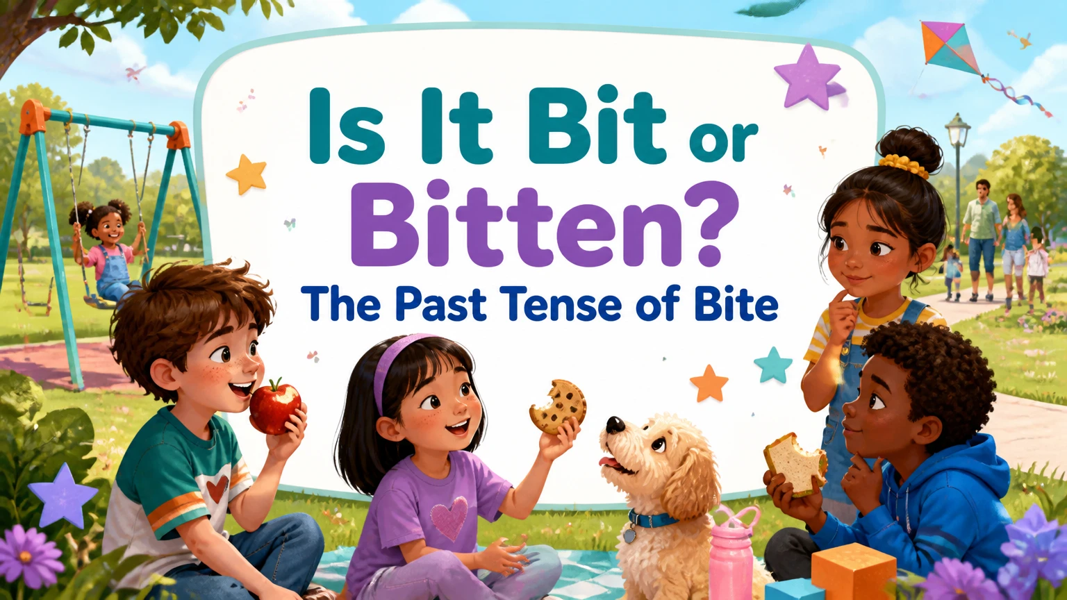 is it bit or bitten whats the past tense of bite 2