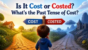 is it cost or costed whats the past tense of cost 2