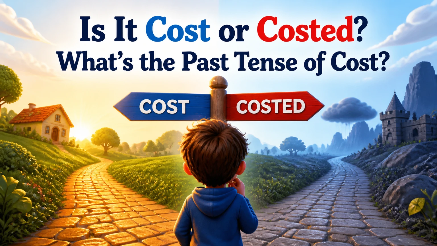 is it cost or costed whats the past tense of cost 2