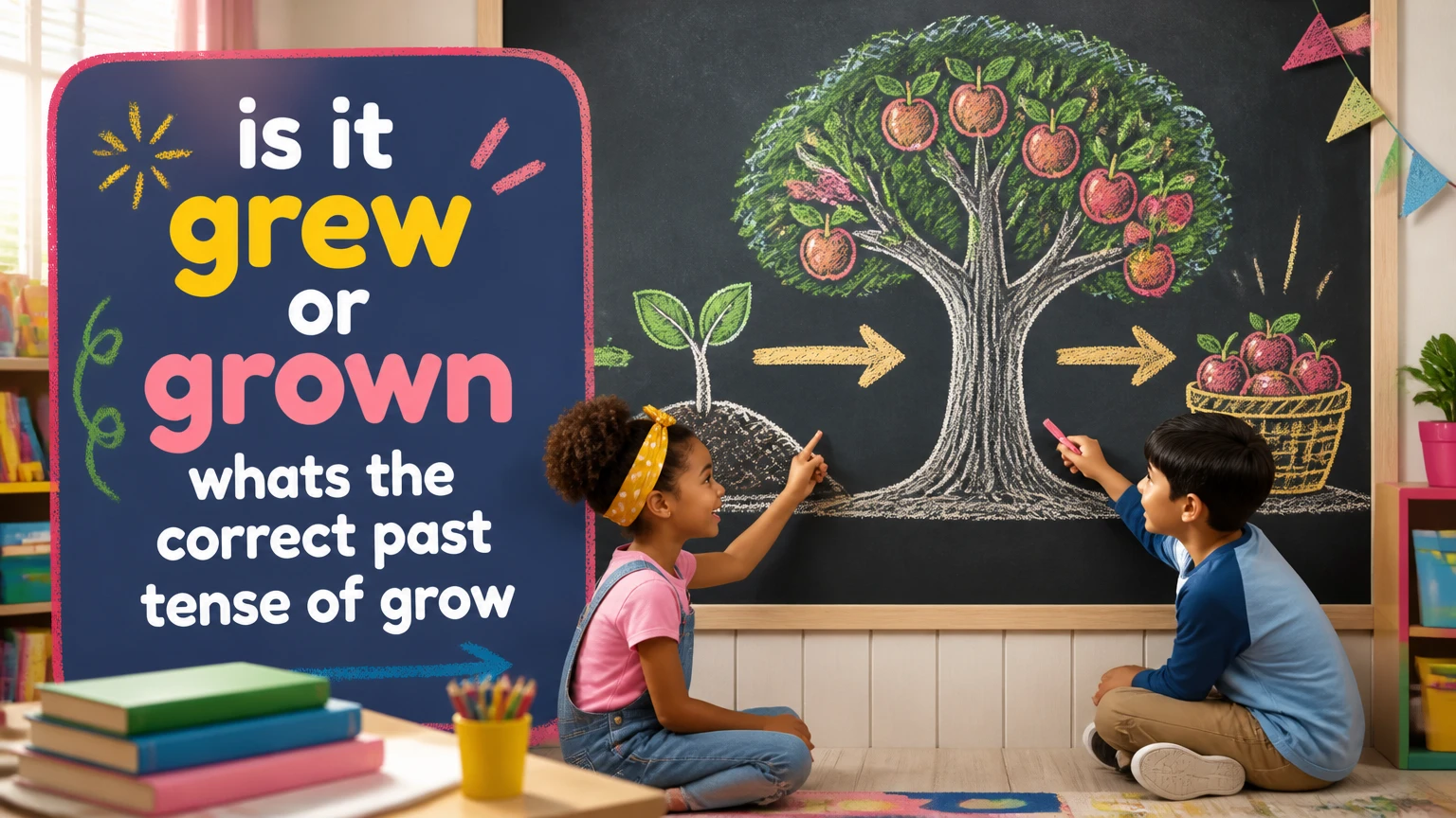 is it grew or grown whats the correct past tense of grow
